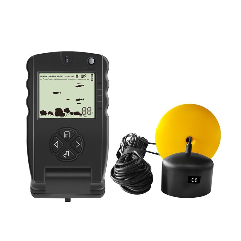 New Portable Fish Finder, Ice  - đánh giá và giá Fish Finder Transducer