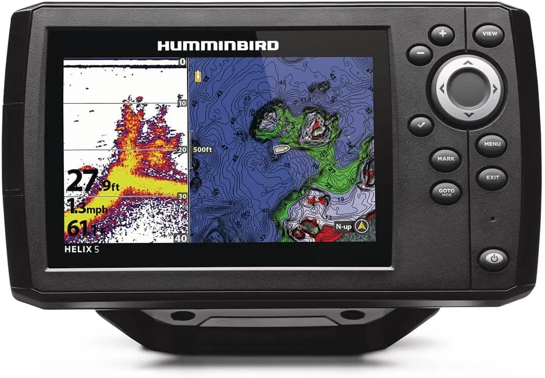 Humminbird 411660-1 Helix 5 Ch - đánh giá và giá Fish Finder Transducer