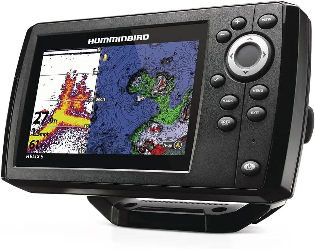 Humminbird 411660-1 Helix 5 Ch - đánh giá và giá Fish Finder Transducer