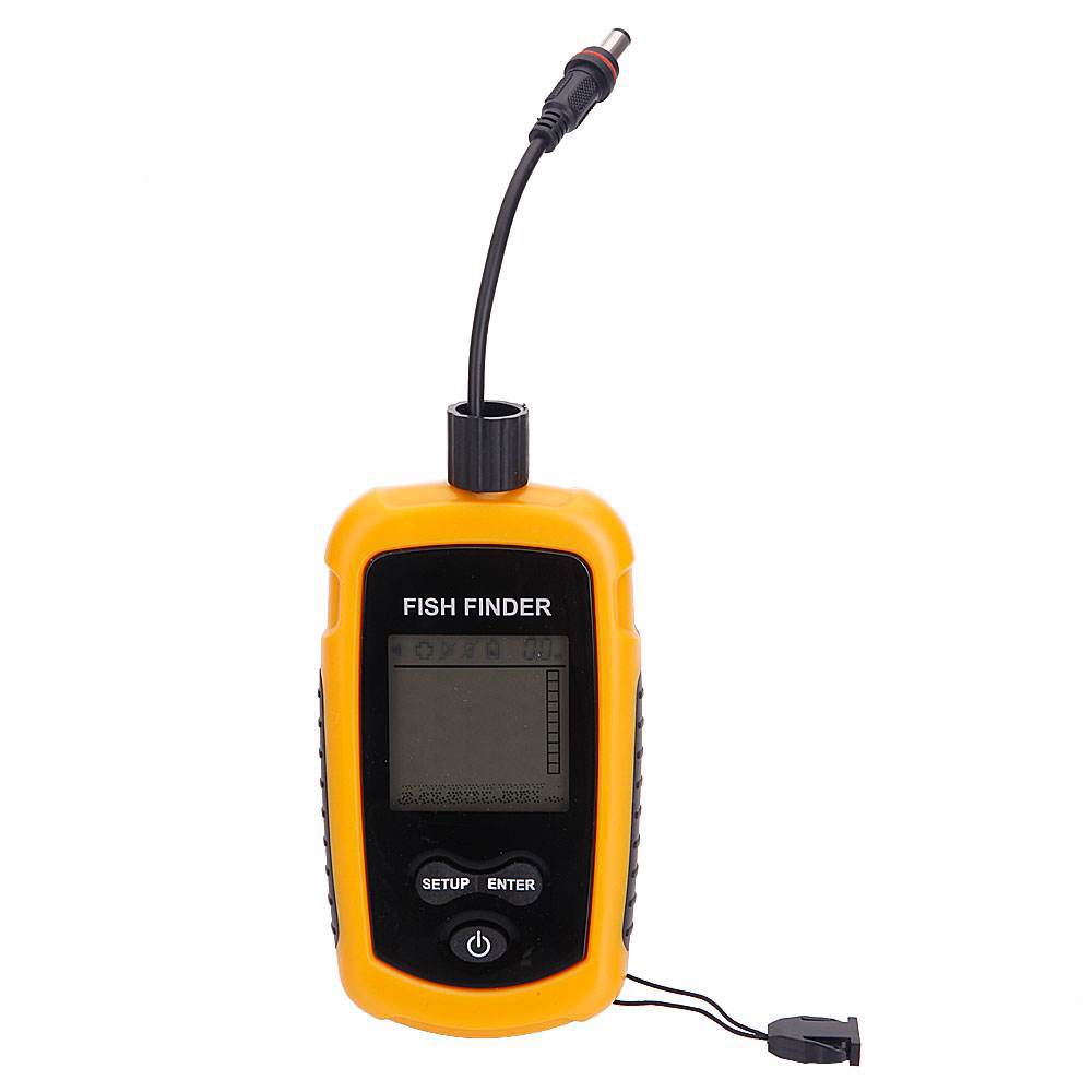 Alarm 100M Portable Sonar Fish - đánh giá và giá Fish Finder Transducer